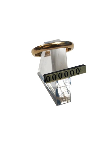 ESPOSITORE A PIRAMIDE ANELLO CON PORTAPREZZO