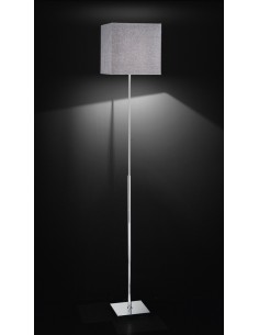 PIANTANA CROMO CON PARALUME IN TESSUTO NERO NERO      TESSUTO