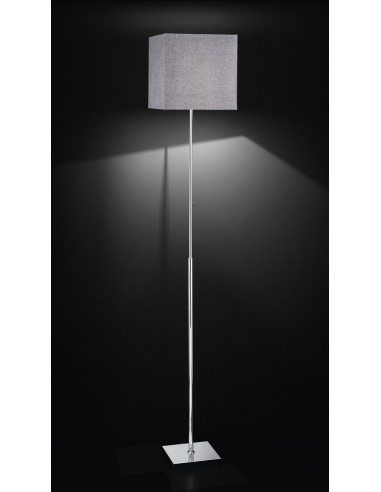 PIANTANA CROMO CON PARALUME IN TESSUTO NERO NERO      TESSUTO