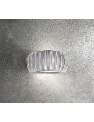 APPLIQUE IN CROMO LUCIDO PARALUME TESSUTO DA 32 CM