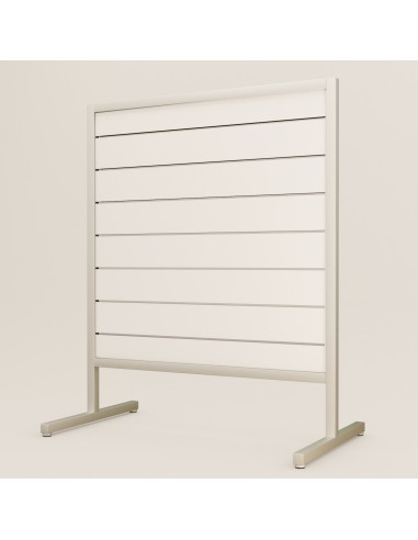 GONDOLA BIFACCIALE ALLUMINIO DOGATA BIANCO 120 CMX h.150 cm