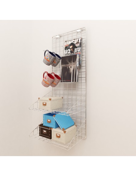 KIT ARREDO GRIGLIA CON RIPIANI PORTABLISTER E PORT A DEPLIANT