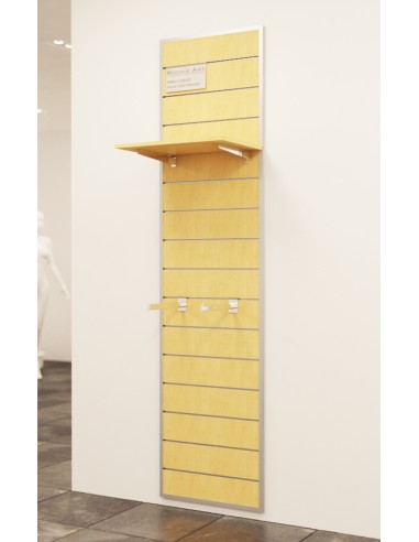 ARREDAMENTO DOGATO PANNELLO 60X240CM CON RIPIANO E APPENDER