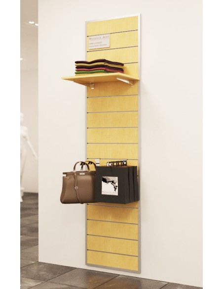 ARREDAMENTO DOGATO PANNELLO 60X240CM CON RIPIANO E APPENDER