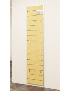 ARREDAMENTO DOGATO PANNELLO 60X240CM CON 18 PORTAB LISTER