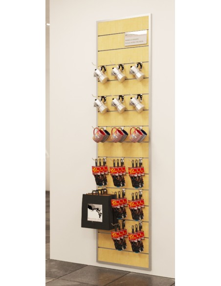 ARREDAMENTO DOGATO PANNELLO 60X240CM CON 18 PORTAB LISTER