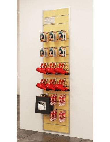 ARREDAMENTO DOGATO PANNELLO 60X240CM CON 18 PORTAB LISTER