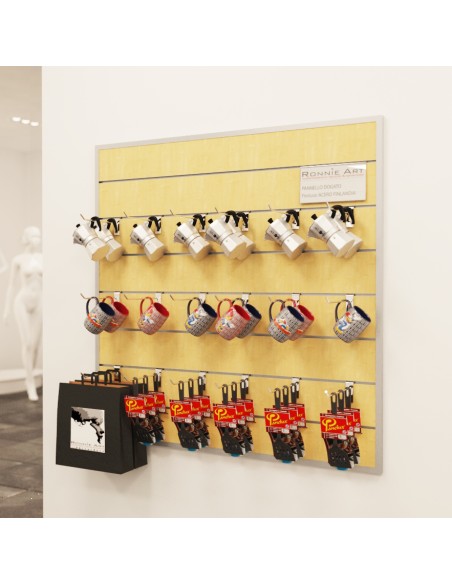 ARREDAMENTO DOGATO PANNELLO 120X120CM CON 18 PORTA BLISTER