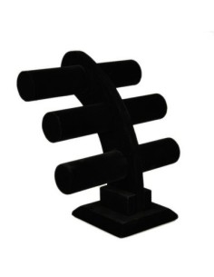 ESPOSITORE PER BRACCIALI VELVET T BAR BRACELET DIS PLAY STA  BLACK