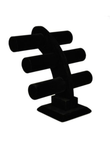 ESPOSITORE PER BRACCIALI VELVET T BAR BRACELET DIS PLAY STA  BLACK