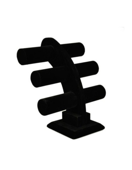 ESPOSITORE PER BRACCIALI VELVET T BAR BRACELET DIS PLAY STA  BLACK