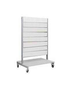 STRUTTURA PER GONDOLA DOGATO BIFACCIALE 148X96 CM RUOTE 80 m