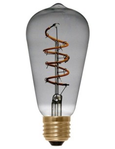 LED RUSTIKA CURVED SPIRAL GREY 4W 120LM 2200K CRI7