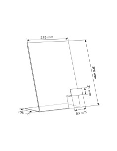PORTA TELEFONINO CON MESSAGGIO FORMATO A4 2