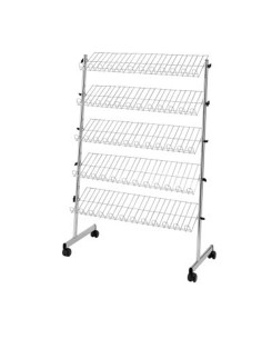 SCAFFALETTO PORTA SCARPE 5 PIANI  CROMATO