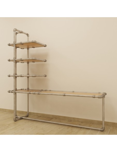 ESPOSITORE ARREDAMENTO GONDOLA TUBO IDRAULICO