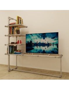 ESPOSITORE ARREDAMENTO GONDOLA TUBO IDRAULICO 2