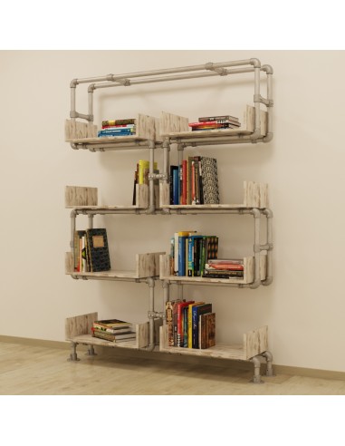 ESPOSITORE LIBRERIA KIT CON TUBI IDRAULICI