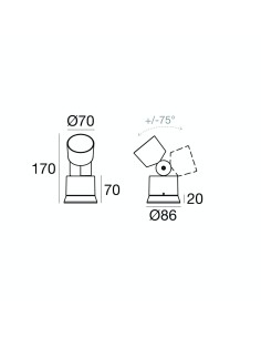 GARDENER 1 PROIETTORE arreyLED 8W 220 mA 180-300V 2