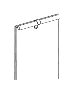 SUPPORTO RIPIANO PANNELLO VERTICALE TUBO 32 mm 2