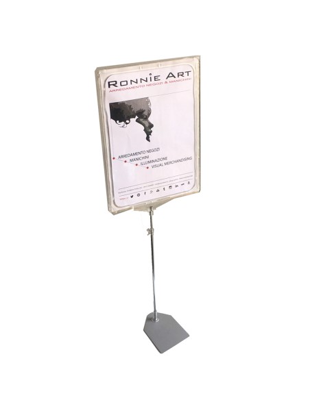 PIANTANA METALLO 50+50 CM CORNICE A3