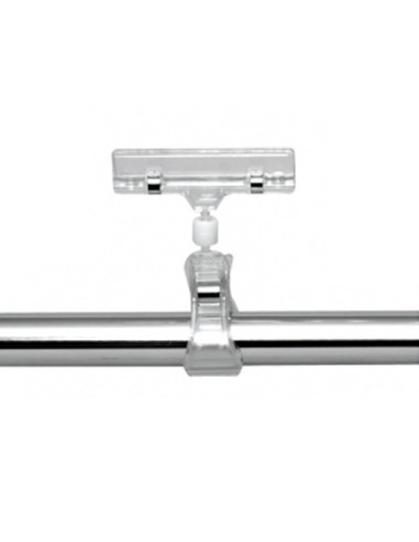 PORTAPREZZI CON PINZA DI ANCORAGGIO H. 1-5-10 CM