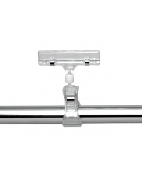 PORTAPREZZI CON PINZA DI ANCORAGGIO H. 1-5-10 CM