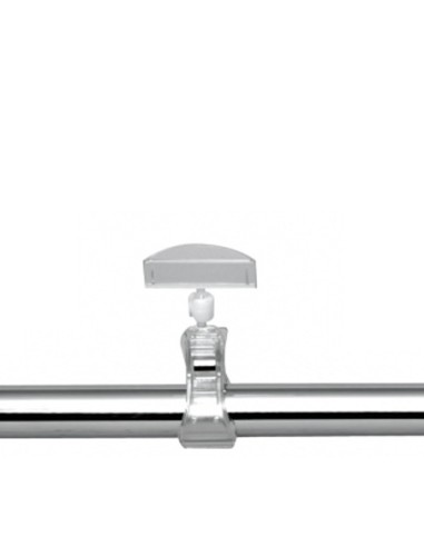 PORTAPREZZI CON PINZA DI ANCORAGGIO H. 1-5-10 CM