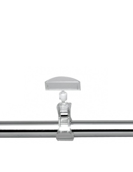 PORTAPREZZI CON PINZA DI ANCORAGGIO H. 1-5-10 CM