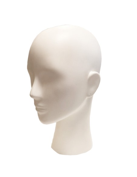 TESTA PER CAPPELLI COLORE BIANCO H CM 30