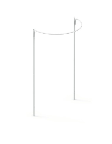 STRUTTURA SEMICIRCOLARE PER CAMERINO BIANCO NERO