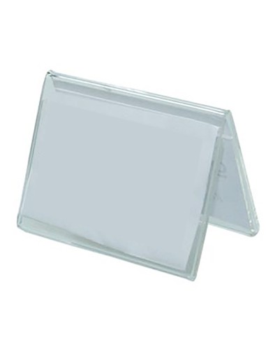 SEGNATAVOLO 4X8 CM TRASPARENTE DOPPIO BIFACCIALE