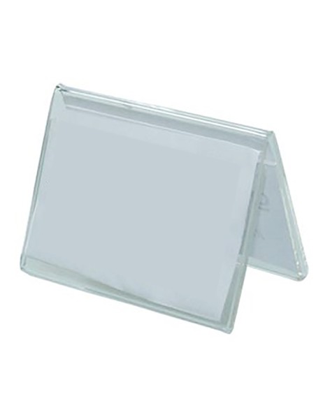 SEGNATAVOLO 4X8 CM TRASPARENTE DOPPIO BIFACCIALE