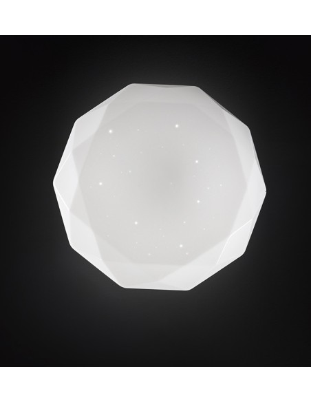 PLAFONIERA IN ACRILICO COLORE BIANCO