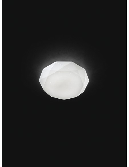 PLAFONIERA IN ACRILICO COLORE BIANCO