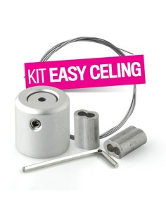 KIT CAVI  IN ACCIAIO 2X2 mt PORTA POSTER FONDALE