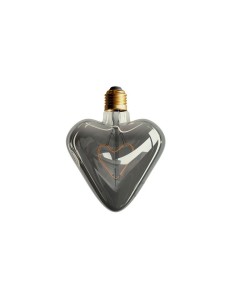 LAMPADINA DECORATIVA LED CUORE HEART SMORKY GREY 5W E27 2000K