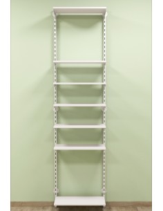 KIT TUBO CREMAGLIERATO BIANCO OPACO CON RIPIANI DA 60 cm 2