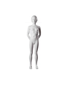 MANICHINO BAMBINA TESTA SCOLPITA 6-8 ANNI BIANCO