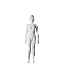 MANICHINO BAMBINA TESTA SCOLPITA 10-12 ANNI BIANCO