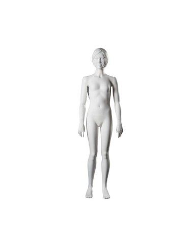 MANICHINO BAMBINA TESTA SCOLPITA 10-12 ANNI BIANCO