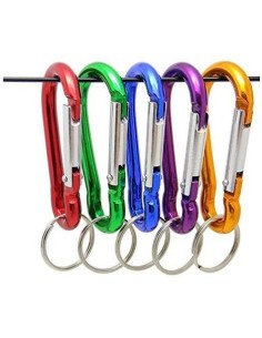 KIT 25 MOSCHETTONE ALLUMINIO 80 mm con VITE + ANEL