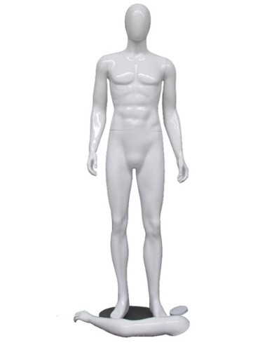 MANICHINO UOMO T UOVO 4 POSIZIONI BIANCO