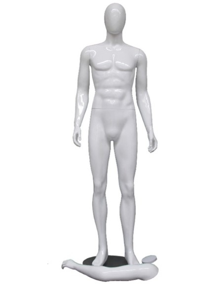 MANICHINO UOMO T UOVO 4 POSIZIONI BIANCO