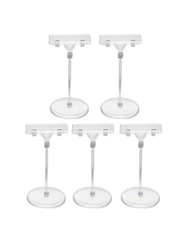 KIT 5 PORTA MESSAGGIO COMUNICAZIONE SUPPORTO TRASP