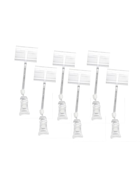 KIT 5 PINZE CON ASTA A "T" MM. 100 E PORTA PREZZO