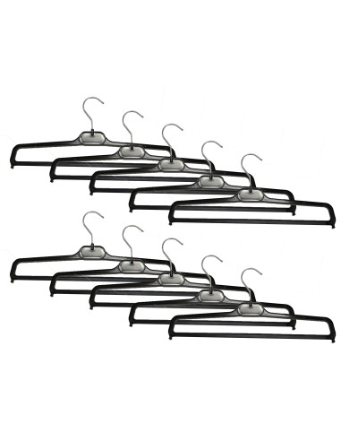 KIT 20 APPENDINO NERO PER PANTALONI CM 34 C/GANCIO