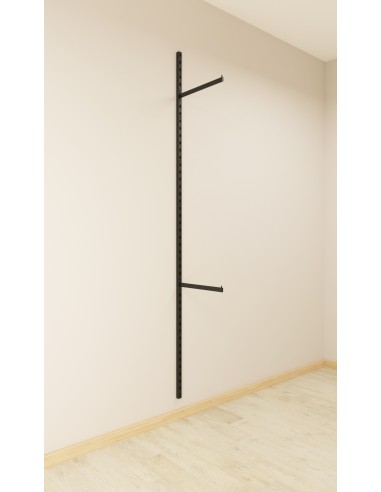 KIT ARREDAMENTO CON MONTANTE CON  2 APPENDERIE APPENDERIE NERO OPACO