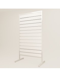 GONDOLA BIFACCIALE BIANCA DOGATA BIANCO 120X225 cm h.150 cm