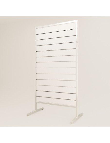 GONDOLA BIFACCIALE BIANCA DOGATA BIANCO 120X225 cm h.150 cm